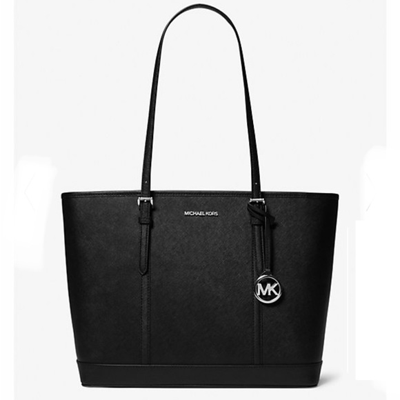 MICHAEL KORS BLACK COLOR
Jet Set Travel Large Saffiano Leather Tote Bag - Picture 3 of 14